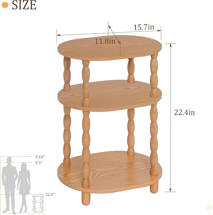 MaxSmeo End Table, Small Side Table