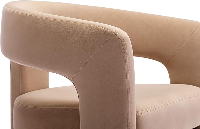 VESCASA Velvet Barrel Dining Chair