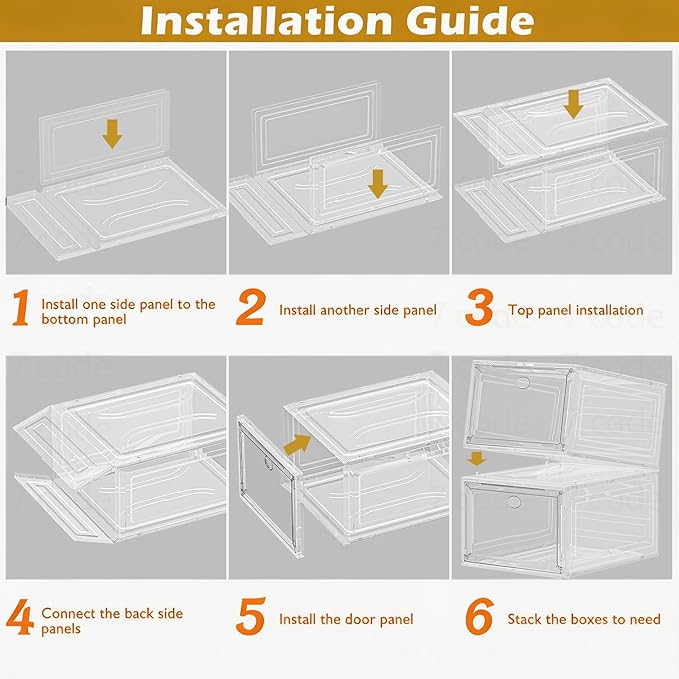 7 code Shoe Organizer, Collapsible Closet Storage Rack