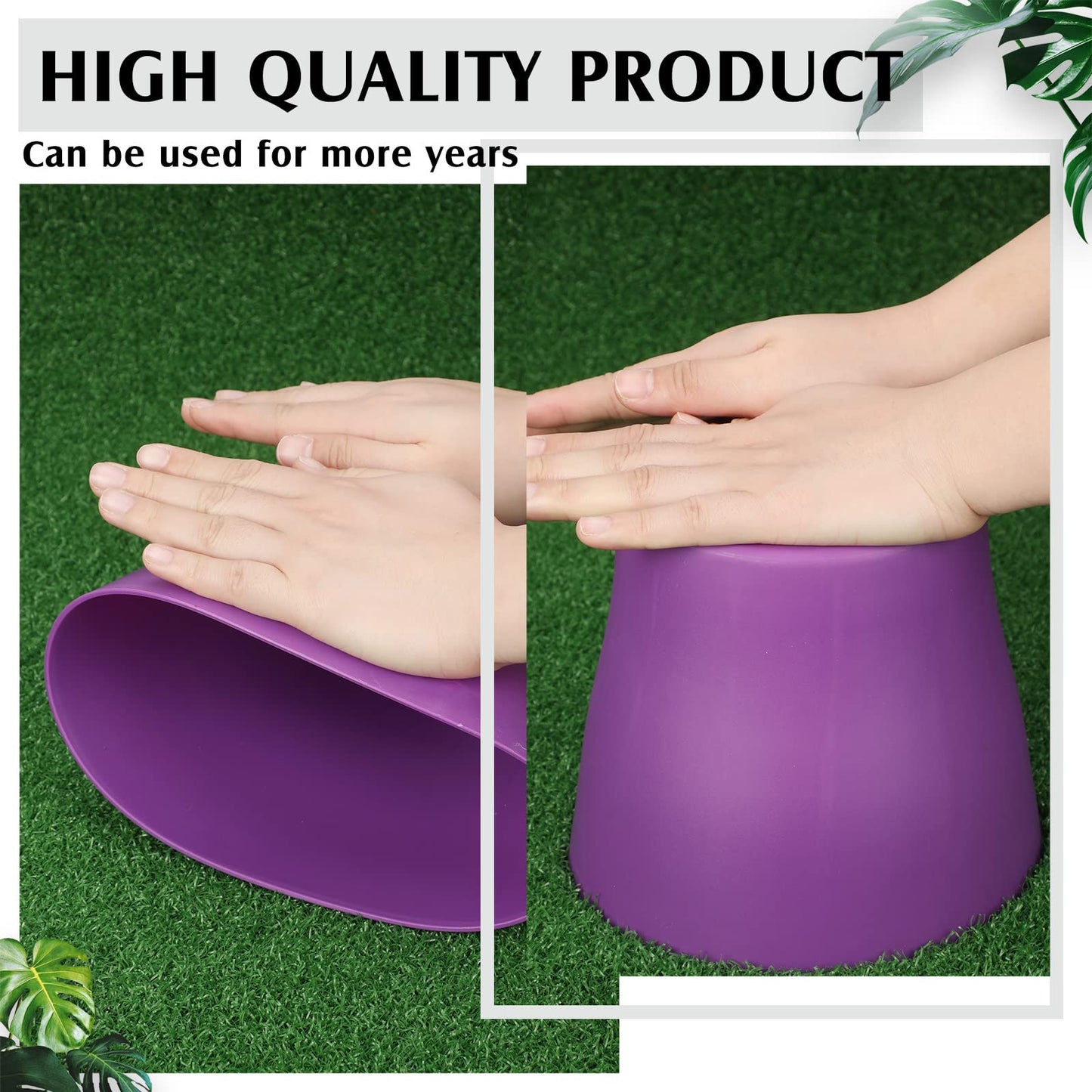Yinder 32 Pcs 6 Inch Nursery Pots Flower Pots Colorful Plastic Plant Pot Seed Starting with Saucers and Drainage Holes Plant Container for Herbs Houseplants Seeding Nursery Flowers