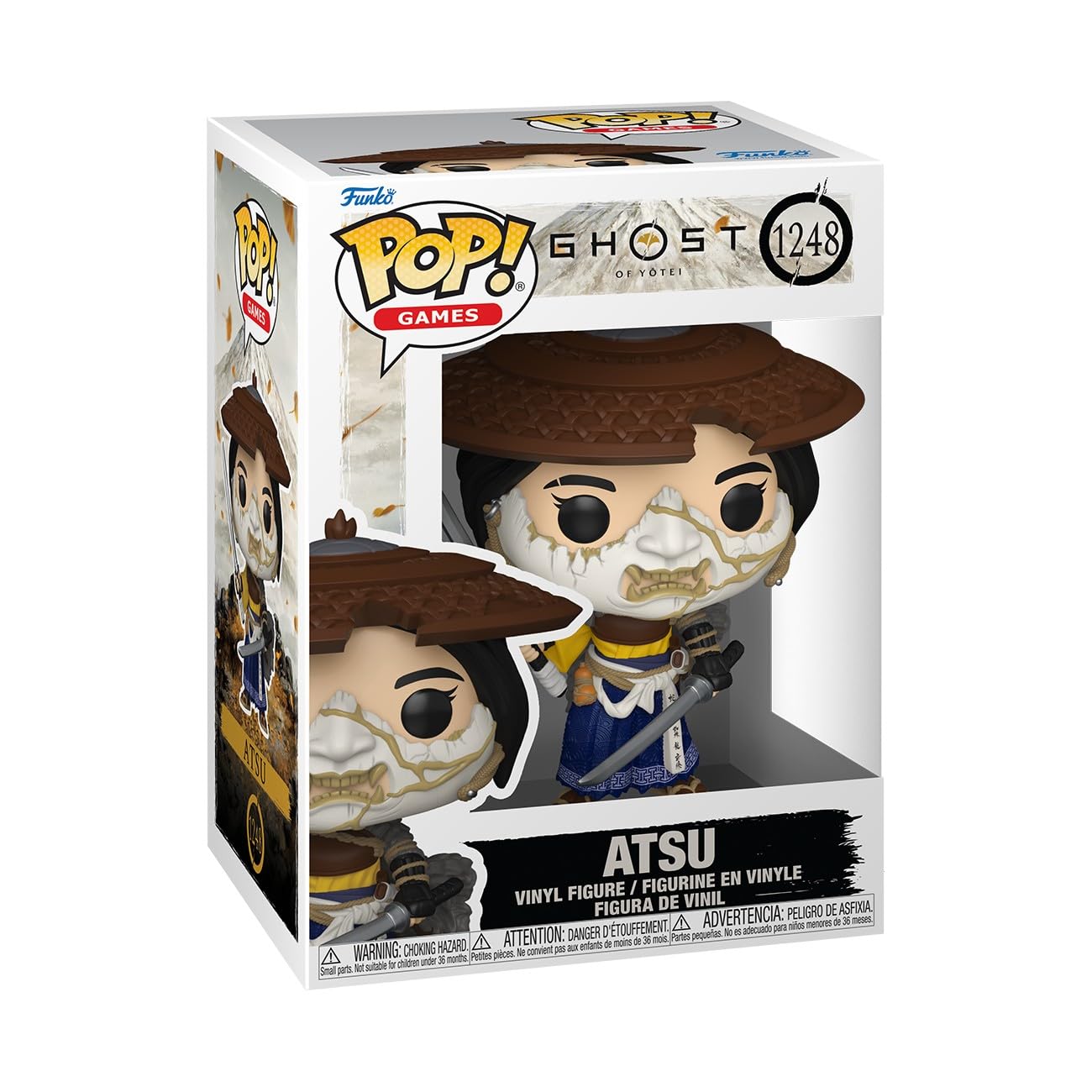Funko Pop! Games: Ghost of Yotei - Atsu - Ghost of Tsushima - Collectable Vinyl Figure - Gift Idea - Official Merchandise - Toys for Kids & Adults - Games Fans - Model Figure for Collectors
