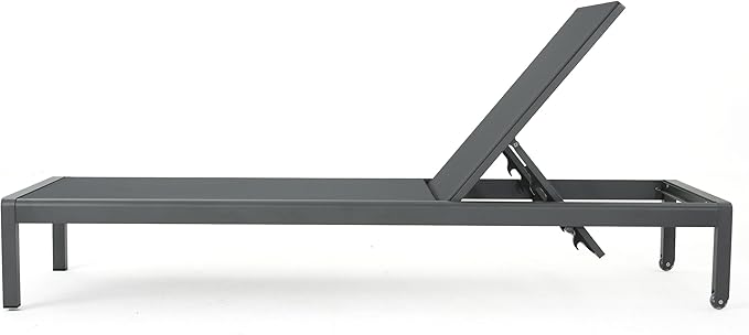 Christopher Knight Home Cape Coral Outdoor Aluminum Chaise Lounges