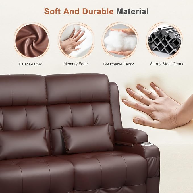 Power Loveseat Recliner Sofa