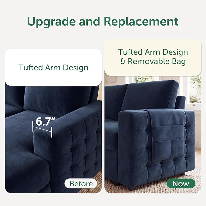 HONBAY Sleeper Sectional Couch