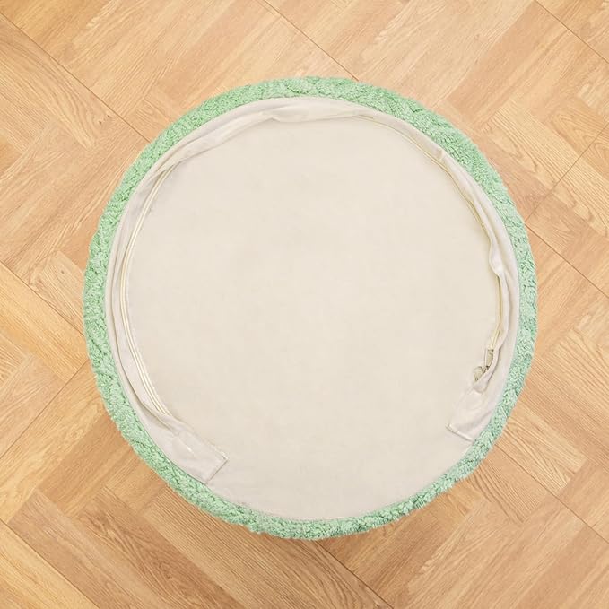 Plush Multi-Functional Ottoman Pouf – Ergonomic Ottoman Foot Rest