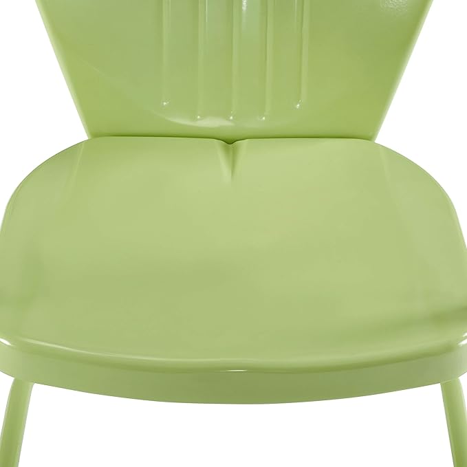 Crosley Furniture Griffith Outdoor Chair, Retro Metal Patio Chairs