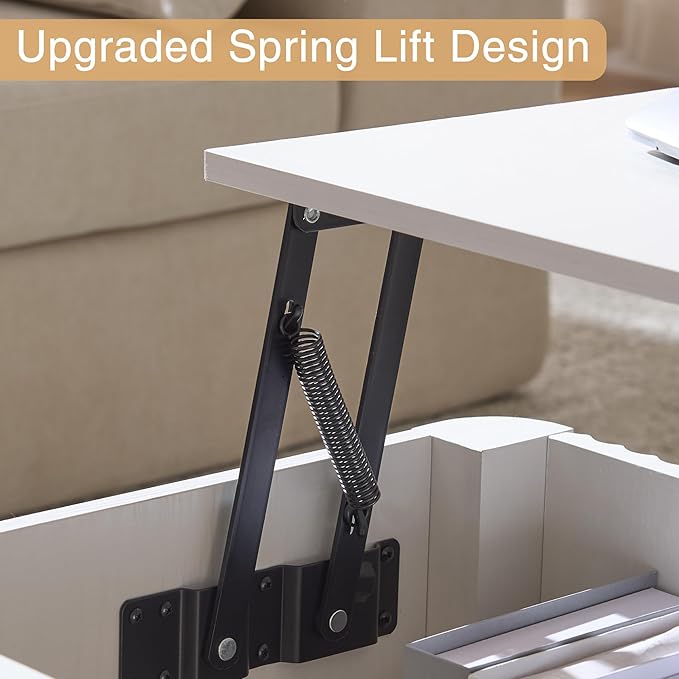 Fatmok Large Lift Top Coffee Table