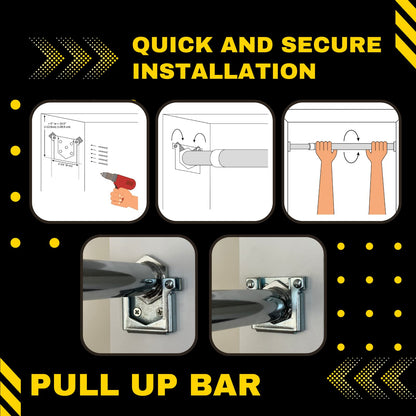 DreamGYM Doorway Pull-up Bar - Chin-up Bar - Swing Support Bar