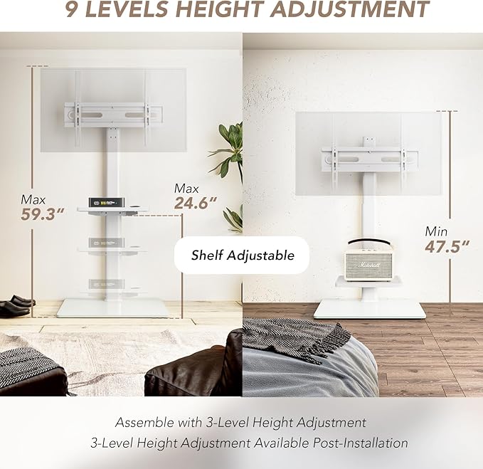 AX WABER Universal Floor TV Stand