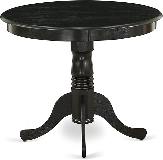 East West Furniture ANVA5-BLK-C 5 Piece Dining Room Furniture Set Includes a