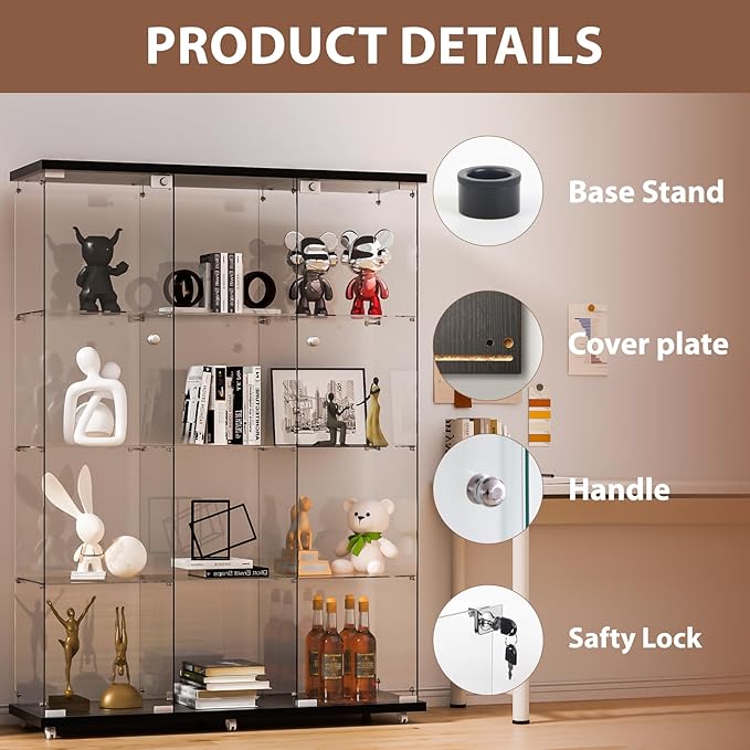 FANYUSHOW Glass Display Cabinet