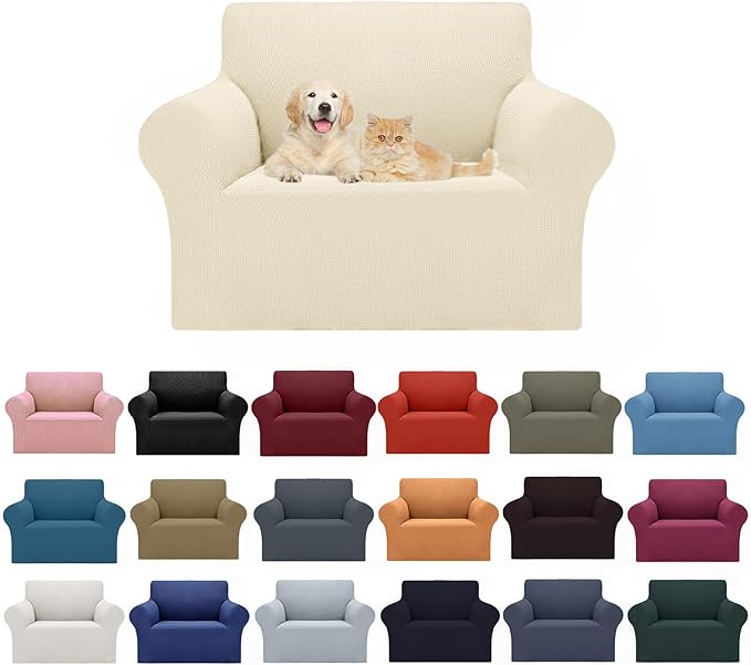 Cupuamon 2026 New Stretch Chair Sofa Slipcovers Couch Cover