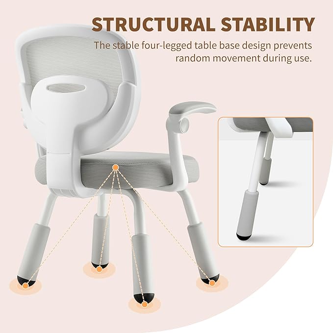 ERIYA Kids Desk Chair, Kids Study Chair, Height-Adjustable