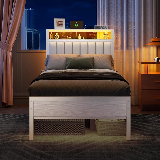 Furnulem Twin Size Bed Frame