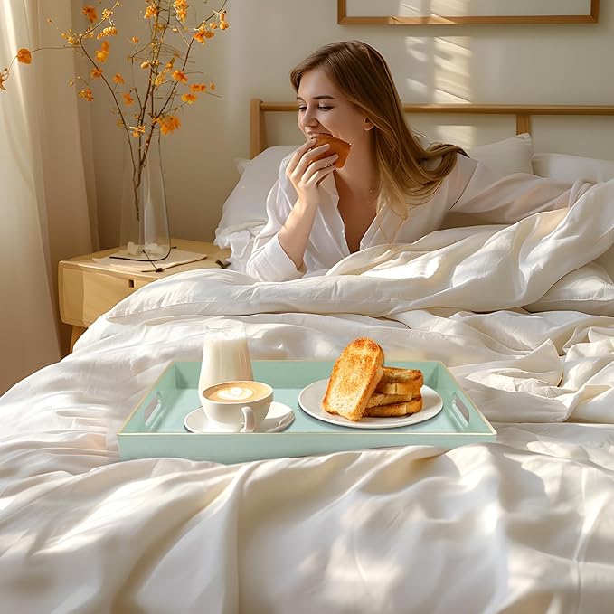 MAONAME Mint Green Serving Tray
