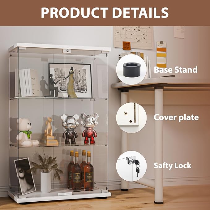 FANYUSHOW Glass Display Cabinet