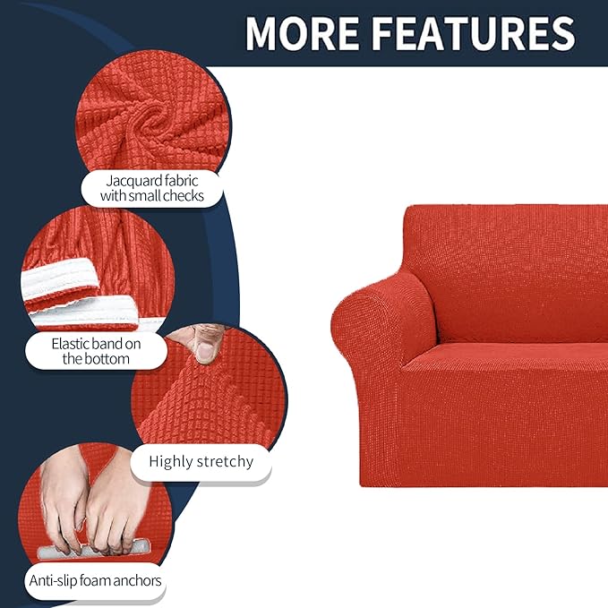 Cupuamon 2026 New Stretch Chair Sofa Slipcovers Couch Cover