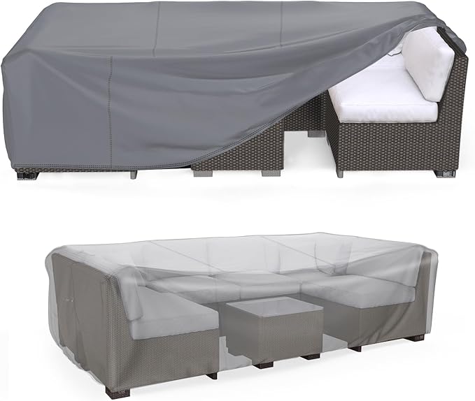 Mrrihand Heavy Duty Patio Furniture Covers, Outdoor Furniture Covers Waterproof
