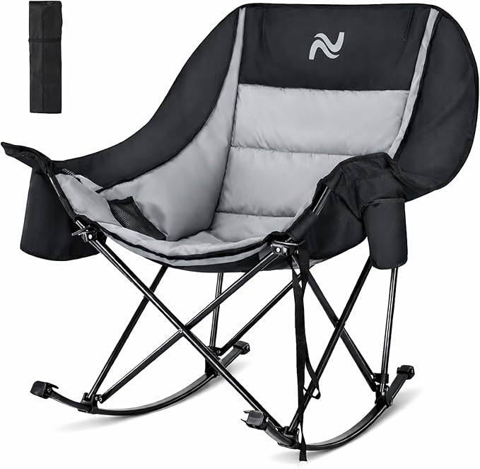 Slsy Oversized Rocking Camping Chair