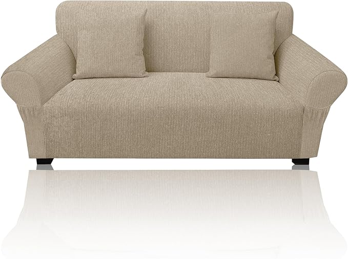 Loveseat Slipcover with 2 Pillow Cover