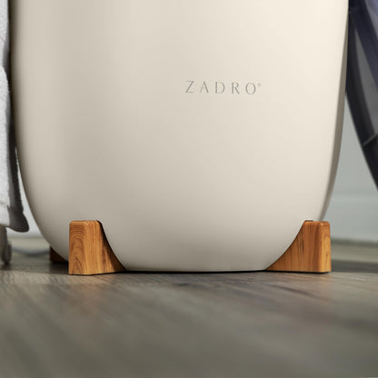 Zadro Large Hot Towel Warmer Bucket Timer Electric Towel Warmer for Bathroom Auto-Shut Off Heated Towel Warmer Spa (Large | 20L | 12" Dia. x 21" Tall, White)