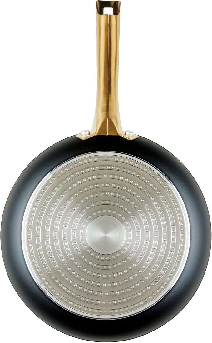 Farberware Forged Induction Ceramic Nonstick Cookware Set, 12-Piece, Black Pots & Pans