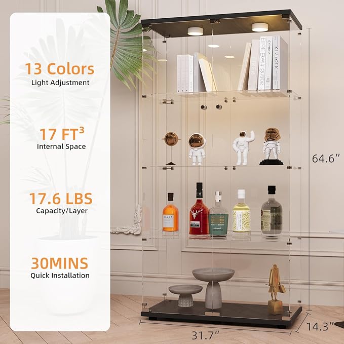LFT HUIMEI2Y Glass Display Cabinet