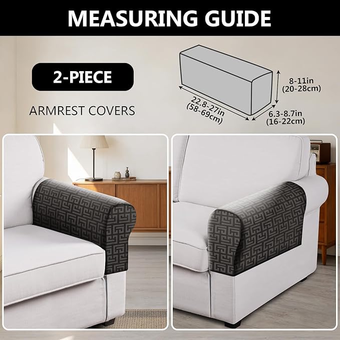 UNBBRRL Stretch Couch Armrest Covers