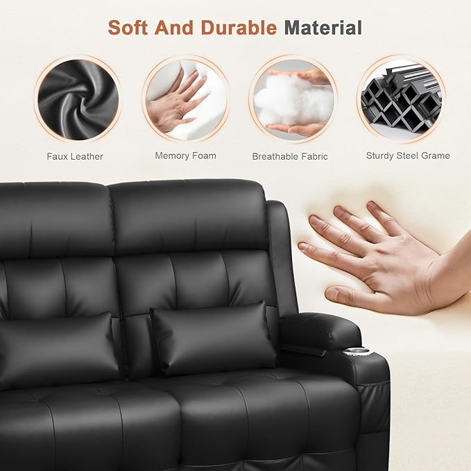 Power Loveseat Recliner Sofa