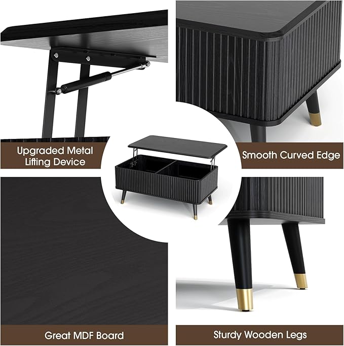 JOINICE Lift Top Coffee Table