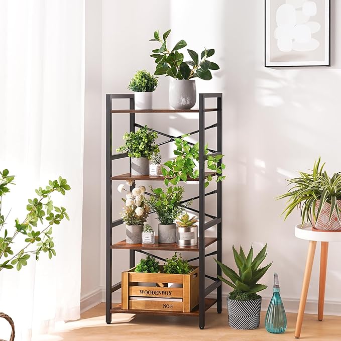 Yoobure 4 Tier Bookshelf