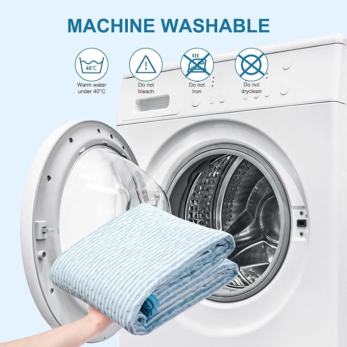 Bed Pads for Incontinence Washable, 3 Packs 36x34 Inch Reusable Waterproof Soft Wetting Pee Underpad for Adults, Elderly, Seniors, Women, Kids & Pets, Machine Washable Pad for Bed, Sofa-Blue
