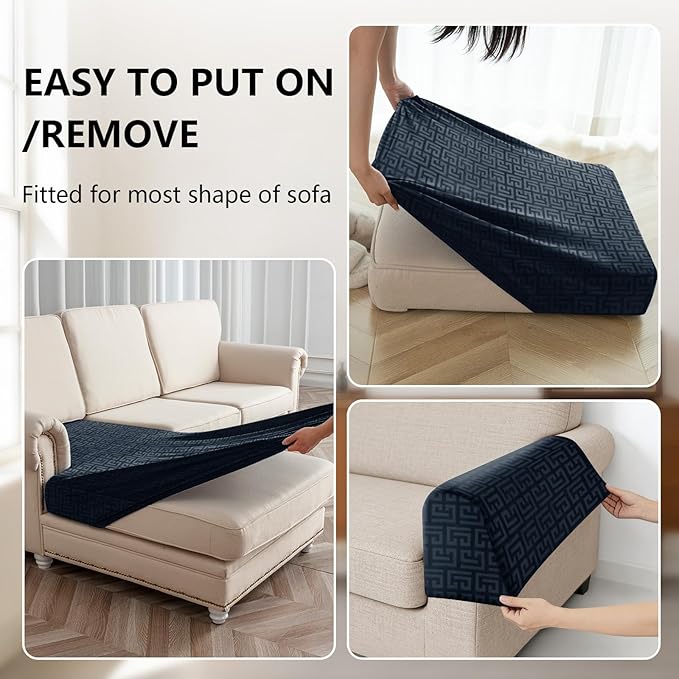 UNBBRRL Stretch Couch Backrest Cushion Cover