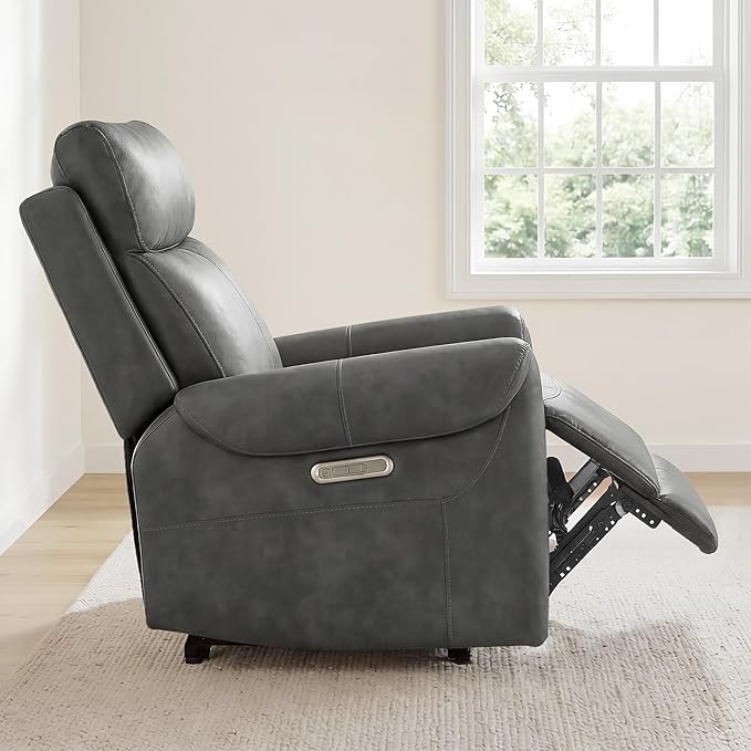 KISLOT Leather Recliner Chair Set of 2, Wall Hugger RV Recliners