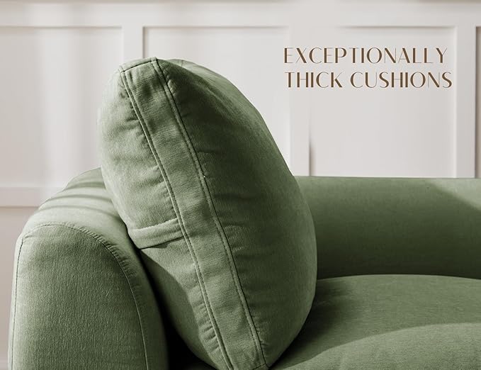 ohllob Oversized Cloud Couches for Living Room, Boneless Sectional Couch