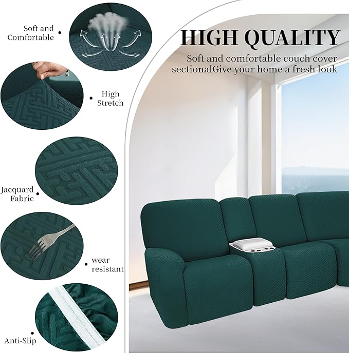 100% Waterproof Sectional Recliner Couch Covers