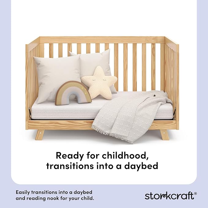 Storkcraft Beckett 3-in-1 Convertible Crib – GREENGUARD Gold Certified