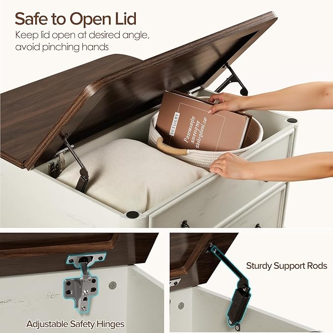 Memobarco 31.5" Lift Top Coffee Table