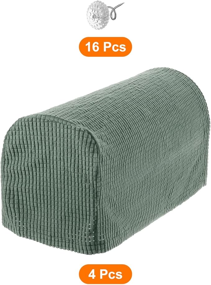 uxcell Stretch Armrest Covers Armchair Anti-Slip