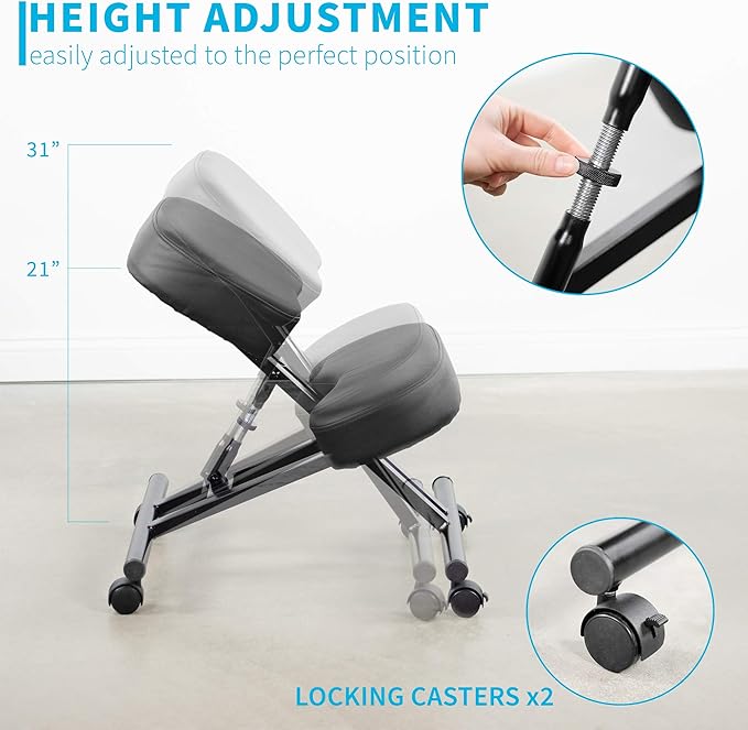 Ergonomic Kneeling Chair, Adjustable Stool