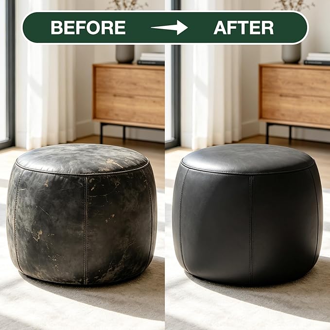 Dark Gray Leather Repair Kit, Leather Recoloring Balm – Restore & Repair Faded