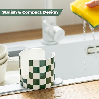 Ceramic Kitchen Sponge Holder, Dish Sponge Holder Suitable