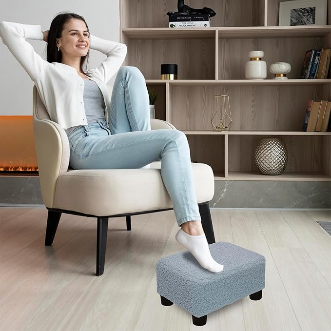 CAROLMADE Small Foot Stool Ottoman Footstool