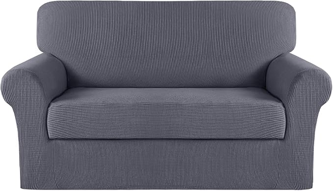 Turquoize Stretch Sofa Slipcover 2 Pieces Sofa Cover Couch Cover