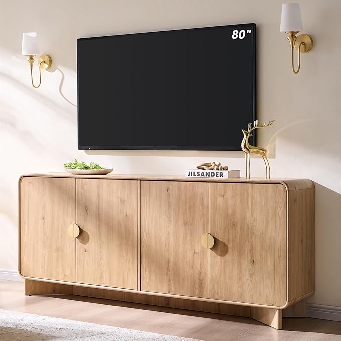 IFGET 70" Modern TV Stand for TVs Up to 80 inches, TV Console