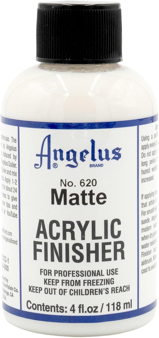 Angelus Matte Acrylic Finisher 4 fl oz – Flexible Clear Coat