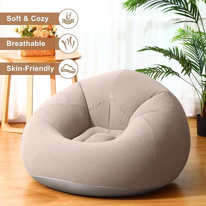 Realspring 6 9 12 Pcs Inflatable Bean Bag Chairs