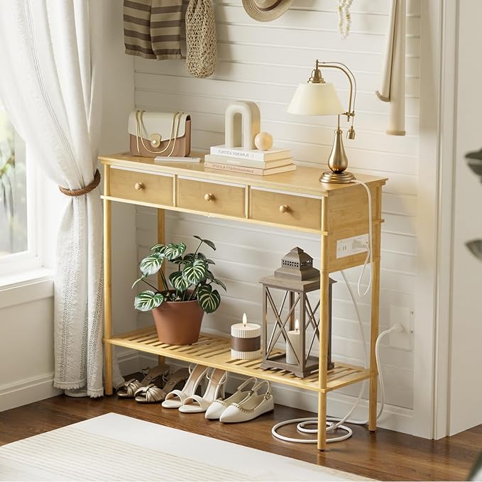 38" Entryway Table Console Table