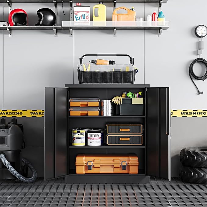Yizosh Metal Garage Storage Cabinet