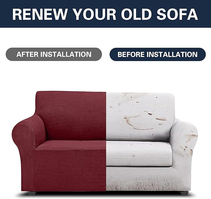 Cupuamon 2026 New Stretch Loveseat Sofa Slipcovers Couch Cover